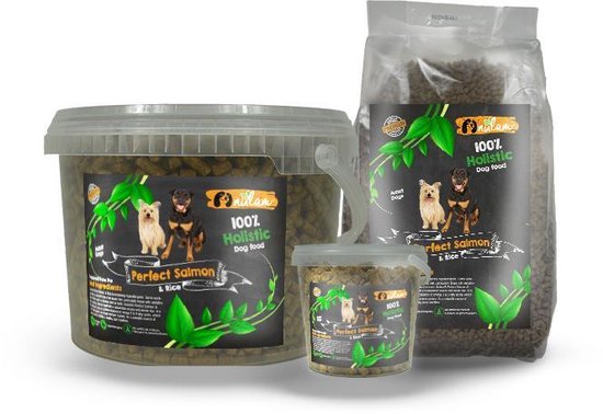 Nulam® Perfect Salmon & Rice 4 KG - 100% hypoallergeen hondenvoer - 100% natuurlijke hondenbrokken - hondenvoer op basis van zalm en rijst