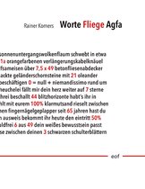 edition offenes feld 23 - Worte Fliege Agfa