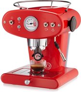 illy Espressoapparaat X1 Ground - Rood  (voor gemalen koffie)