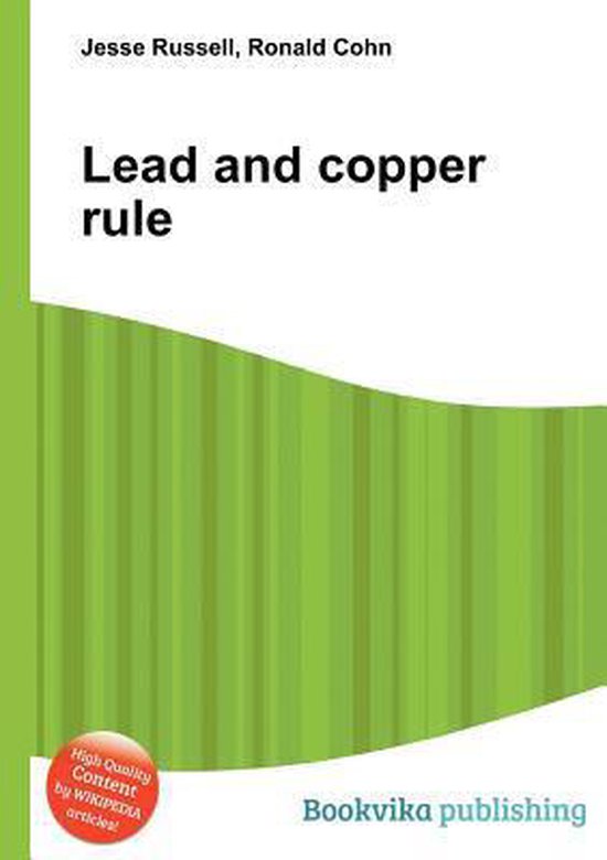 Lead and Copper Rule 9785511067179 Boeken