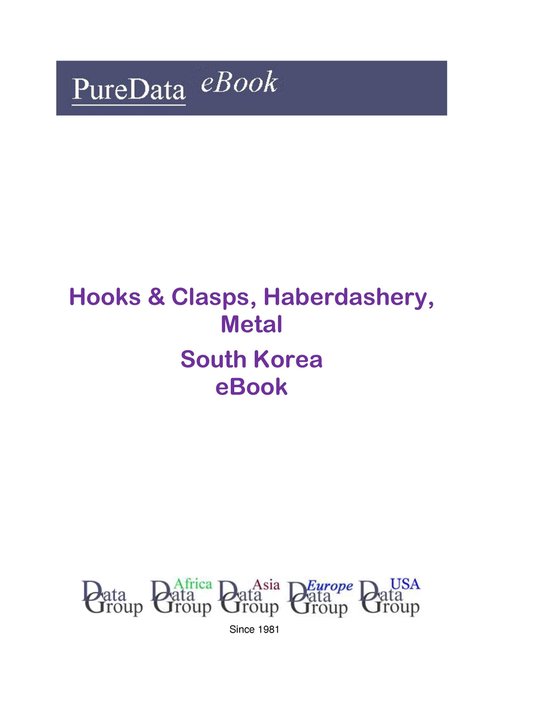 PureData eBook - Hooks & Clasps, Haberdashery, Metal in Sout ... - cover