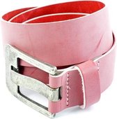 Kidzzbelts Jongenskinderriem Jeans 1297 - Roze - 65 cm