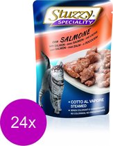 Stuzzy Pouch Adult 100 g - Kattenvoer - 24 x Zalm