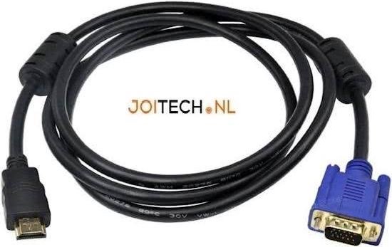 martelen veelbelovend Onderzoek Joitech® - 1,8 m VGA Naar HDMI Adapter - Kabel Voor Laptop, Pc, Tv Out -  Analoog -... | bol.com