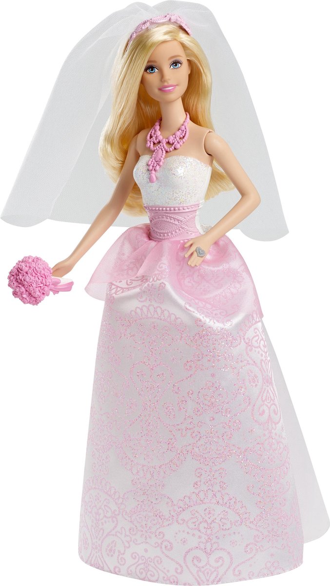 Poupée ,chic poupée barbie princesse mariée t 30cm - Un grand marché