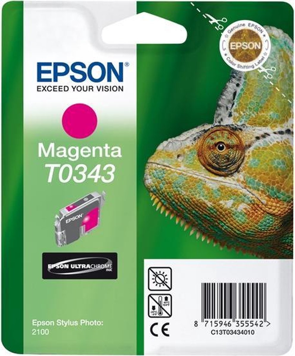 Epson T0343 - Inktcartridge / Magenta