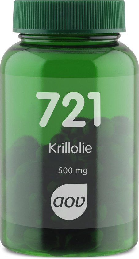 Bol Com Aov 721 Krillolie 500 Mg 60 Capsules Vetzuren Voedingssupplementen