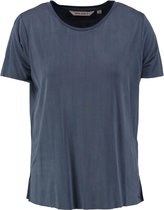 Garcia cupro elastan shirt burnt bering sea Maat - XS