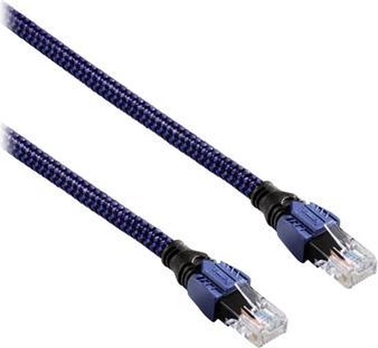 Hama 00115486 - Cat 6 UTP-kabel - RJ45 - 2.5 m - Blauw | bol.com
