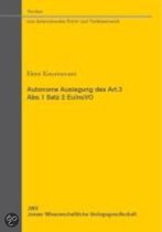 Autonome Auslegung des Art.3 Abs.1 Satz 2 EuIns-VO