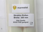Rouleaux de film sous vide Marmelot Structure Mikro 30cm x 6m 2 Rouleaux pour toutes les marques de scellage sous vide