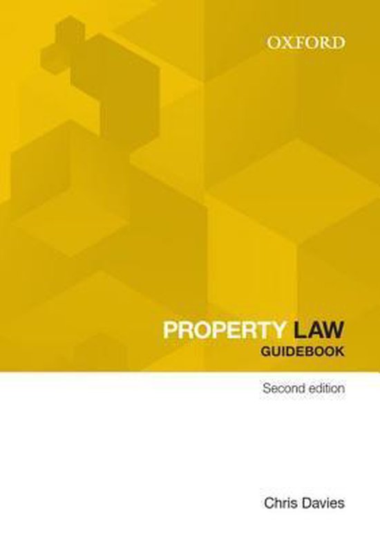 Property Law Guidebook 9780195594034 Chris Davies Boeken