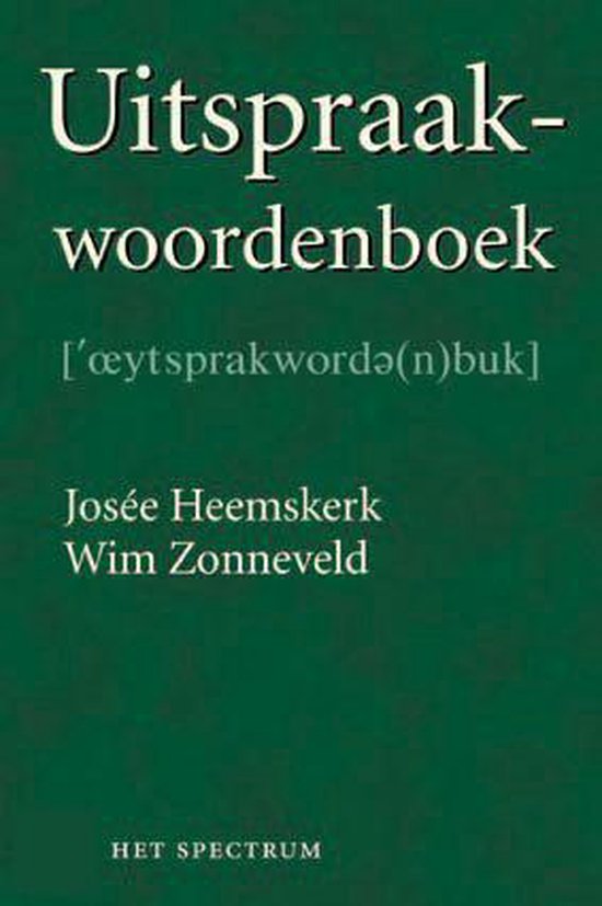 Boek cover Uitspraakwoordenboek van JosÉE Heemskerk (Hardcover)