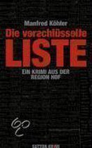 Die verschlüsselte Liste