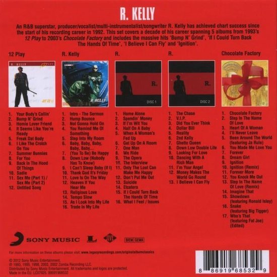 r kelly the chocolate factory album