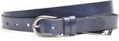 Timbelt 2,5 cm blauwe riem 25493 - Maat 85 - Totale lengte riem 100 cm