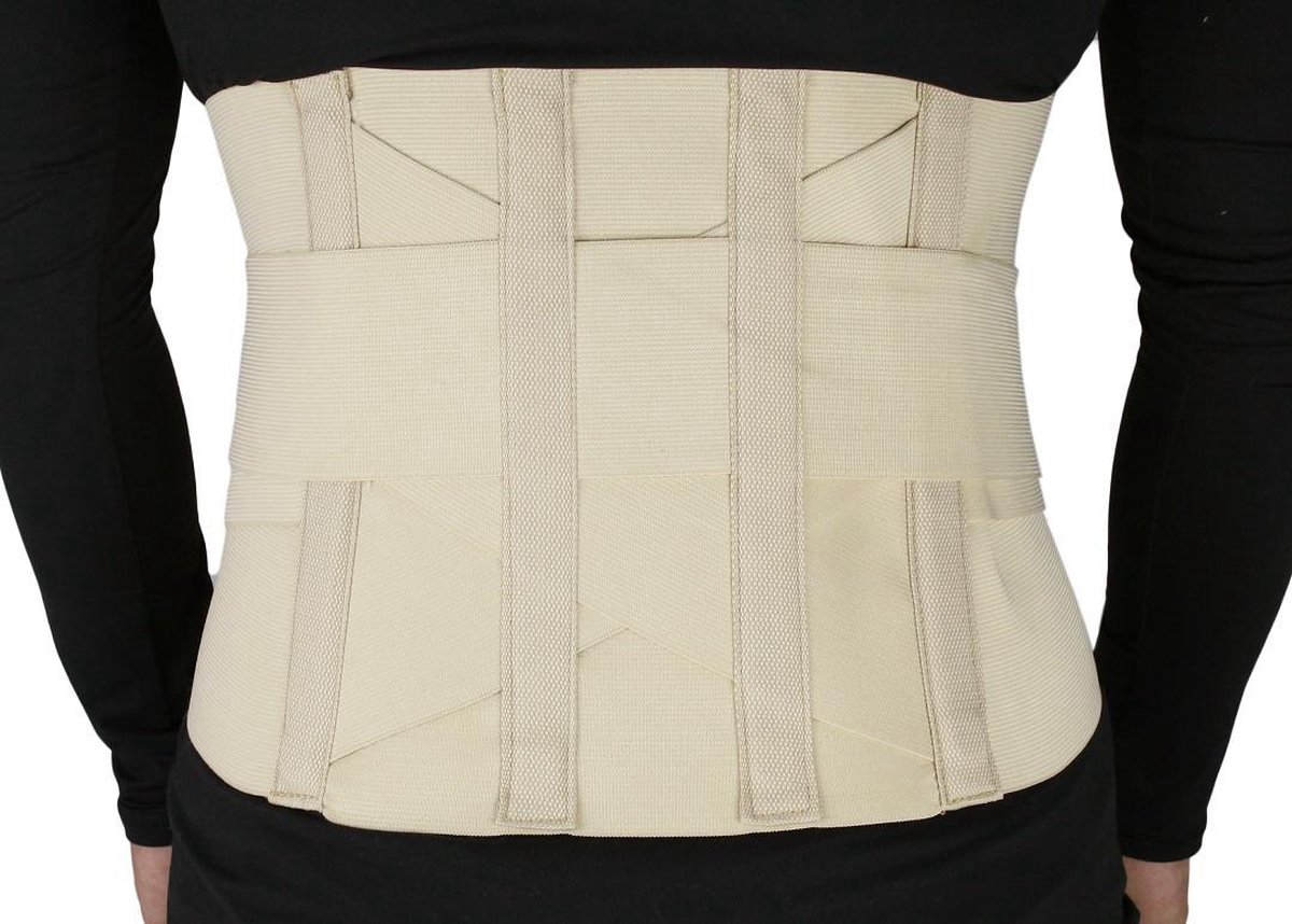 Goedkoopste OBBOmed -Buikriem Bandage - Orthopedische Brace - met extra metalen ondersteuning- Maat S - MB 2530S