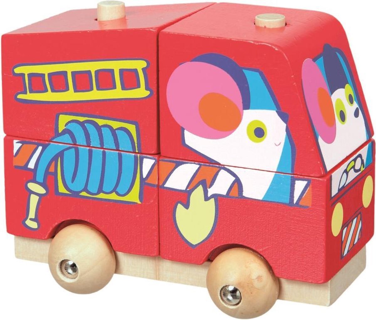 Brandweer auto, puzzel
