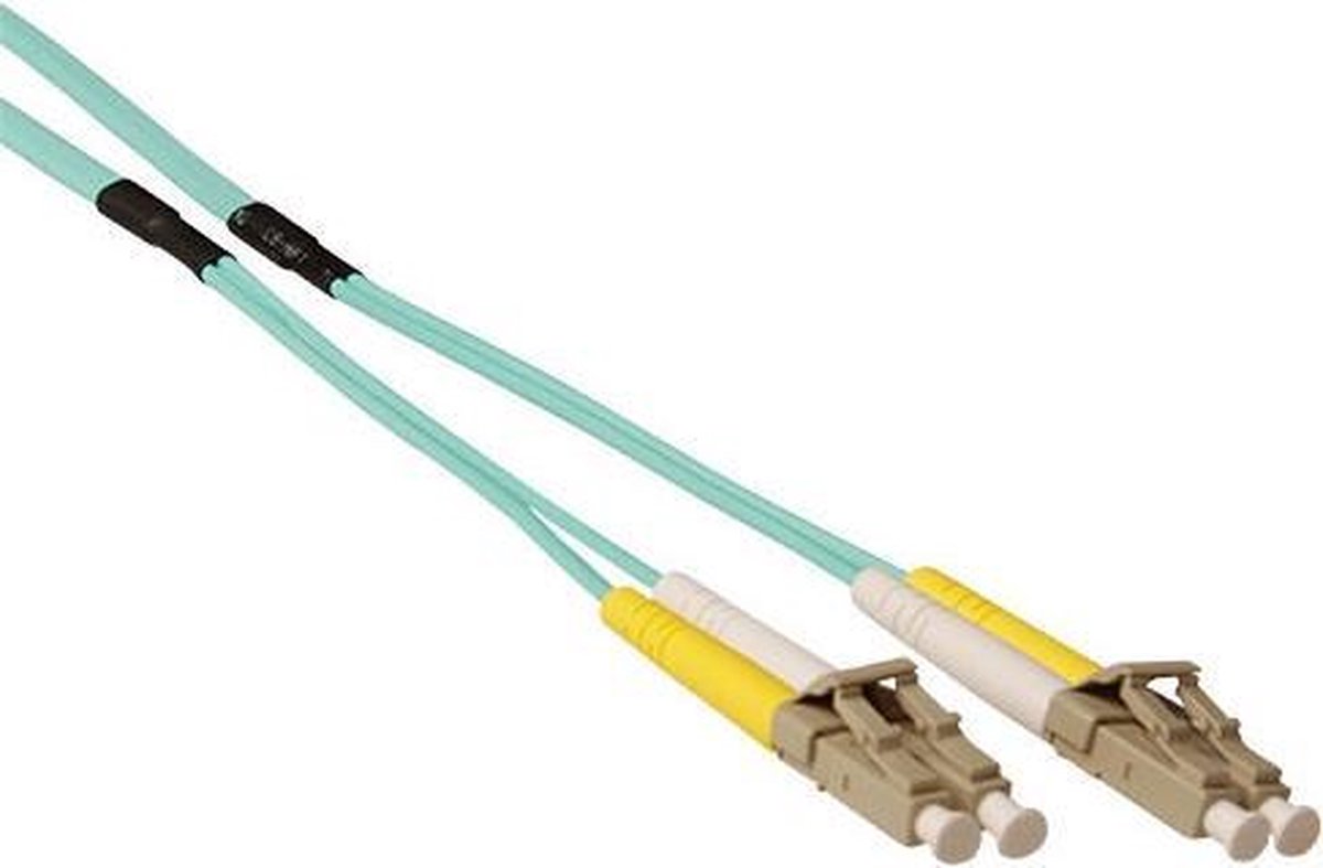 ACT 40 meter Multimode 50/125 OM3 duplex ruggedized fiber kabel met LC connectoren