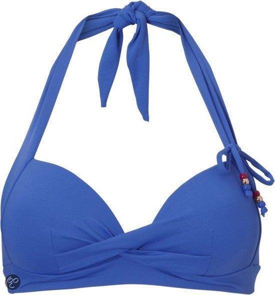TC WOW halter bikini top - blue - maat 36B | bol.com
