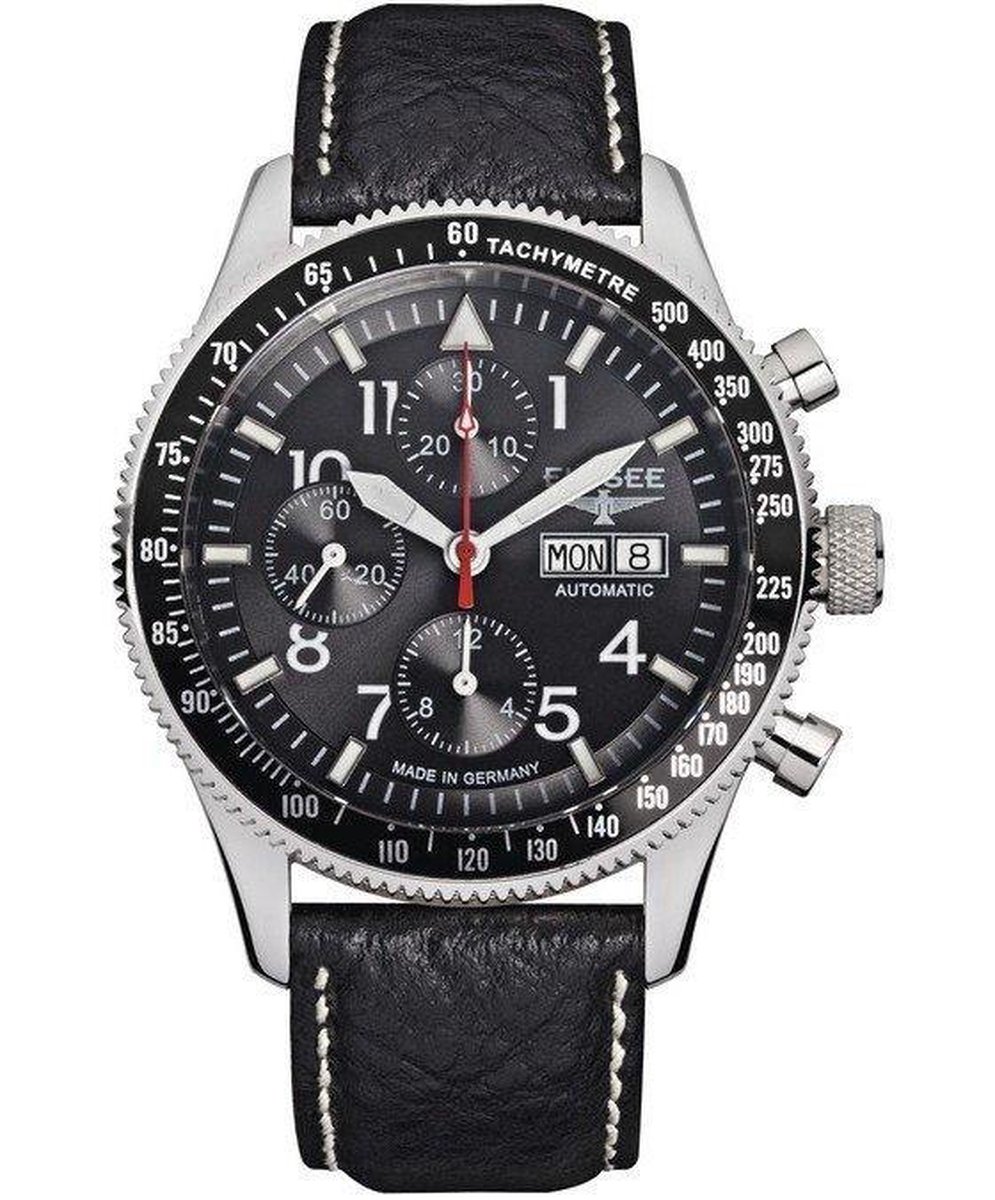 Elysee Herenhorloge Chronograaf Executive I 80530black