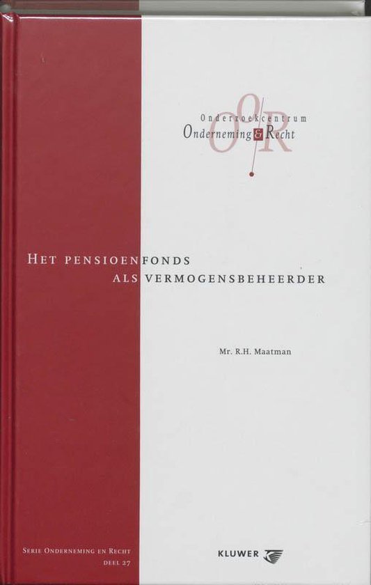 Het Pensioenfonds Als Vermogensbeheerder - cover