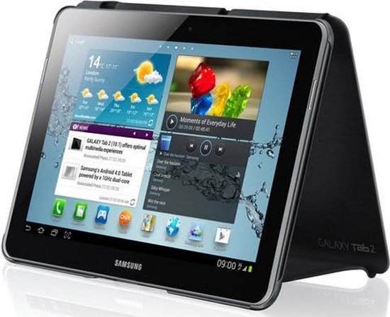 Induceren ontsnappen Groenten Samsung Book Cover voor Samsung Galaxy Tab 2 10.1 - Donkergrijs | bol.com