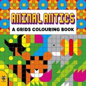 Animal Antics Grids Colouring Book