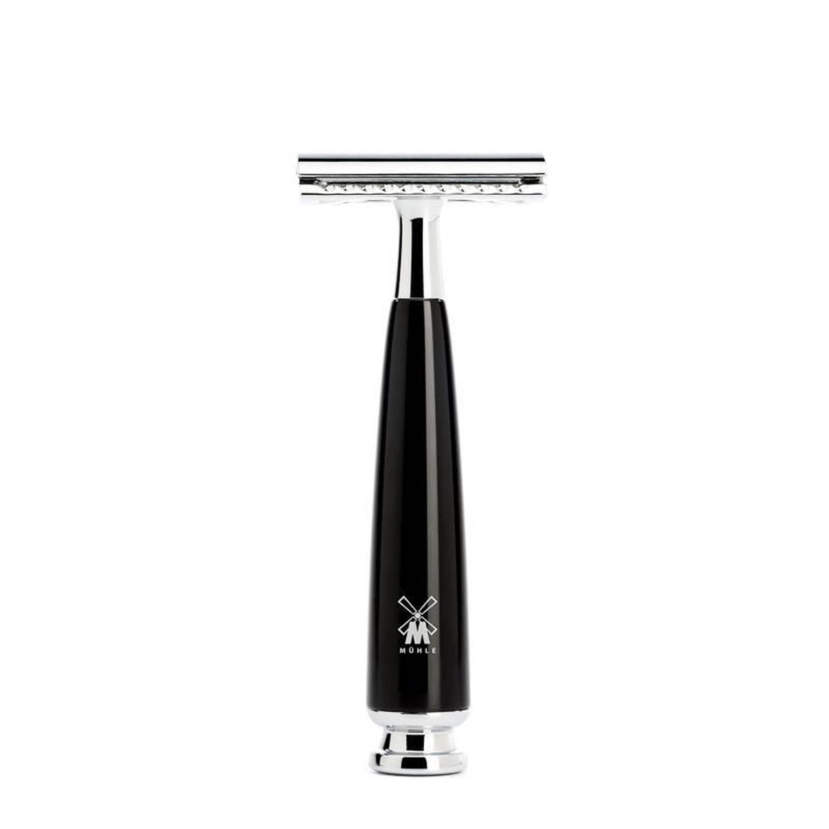 Muhle R226SR double edge safety razor RYTMO zwart chroom