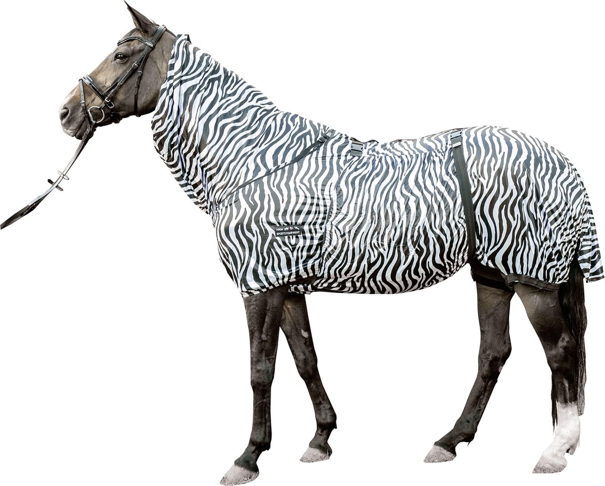 Eczeem deken -Zebra- wit/zwart 135 (95 cm) - HKM