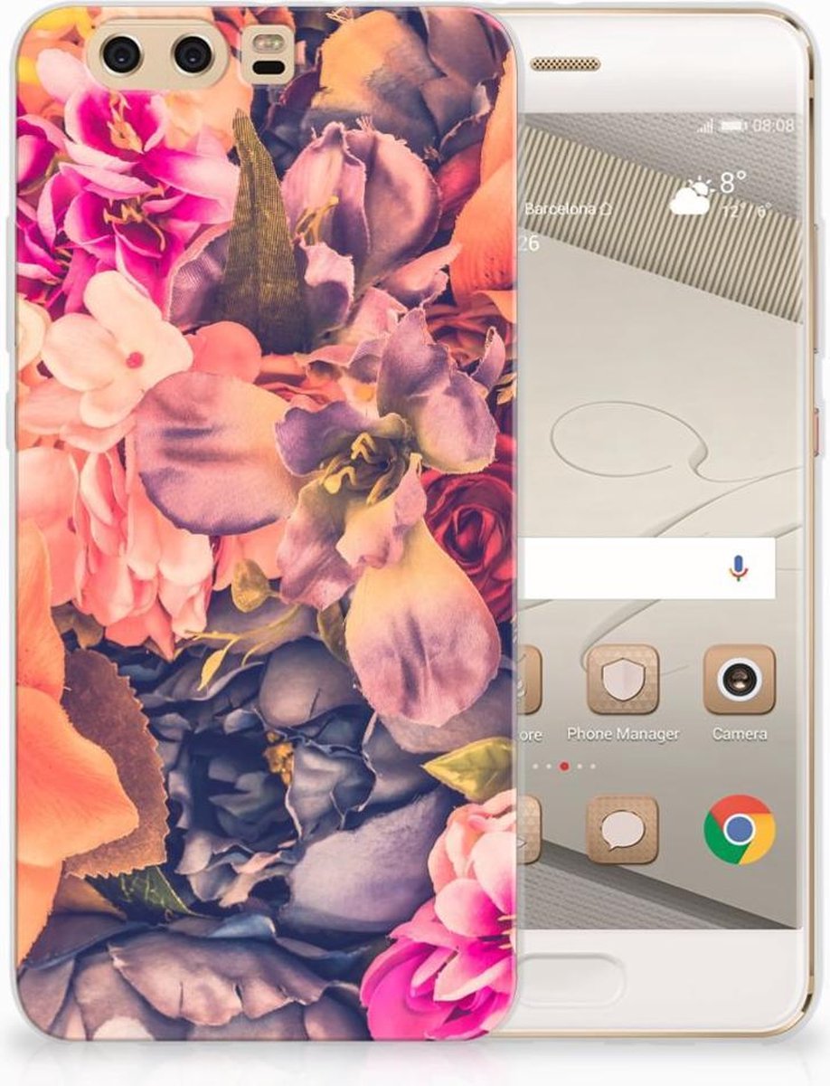 Huawei P10 Plus TPU Case Bosje Bloemen