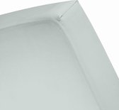 //Hoeslaken percal Bio 90 x 200 (17) mist Standaard (tot 25 cm) Damai