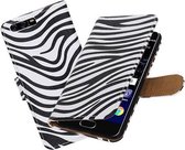 BestCases.nl Zebra booktype wallet cover hoesje Huawei P10