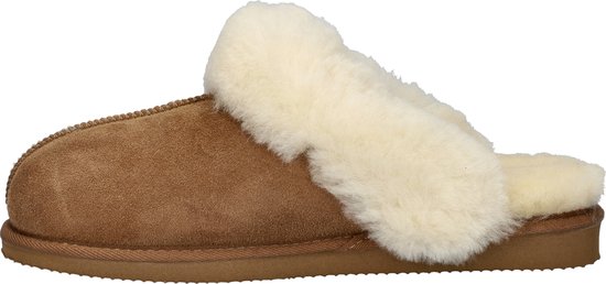 Shepherd Jessica Dames Pantoffels - Chestnut - Maat 40