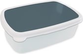 Broodtrommel Wit - Lunchbox - Brooddoos - Oceana - Kleuren - Palet - 18x12x6 cm - Volwassenen
