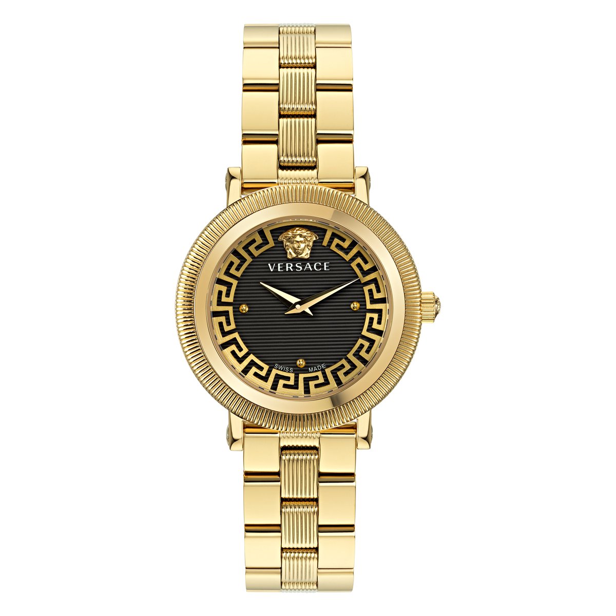 Versace Greca Flourish VE7F00623 Horloge - Staal - Goudkleurig - Ø 35 mm