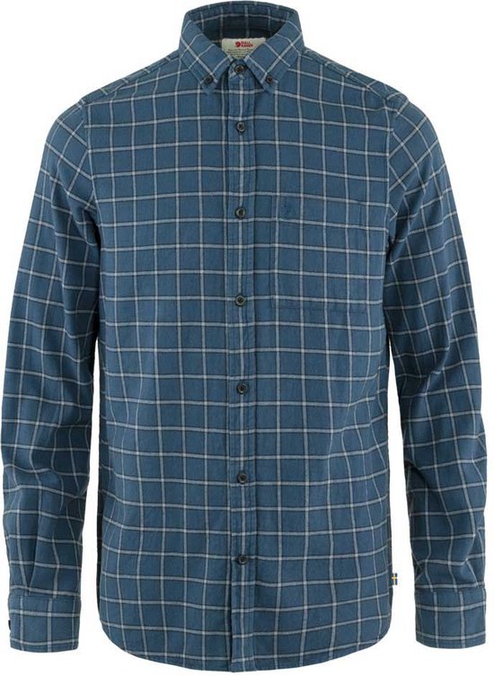 Fjällräven Övik T-shirt Manches Longues Homme - Voyage, Randonnée, Chanvre Et Polyester