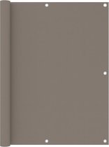 The Living Store Waterbestendig Balkonscherm - 120x300 cm - Taupe