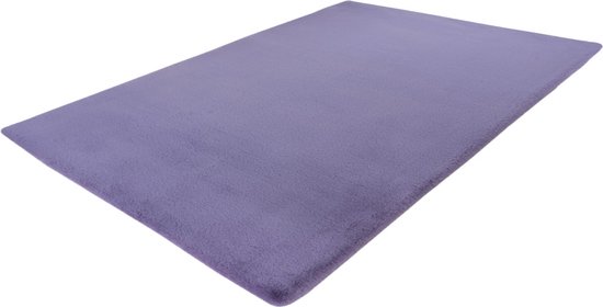 Lalee Heaven - Vloerkleed - Tapijt – Karpet - Hoogpolig - Superzacht - Fluffy - Shiny- Silk look- rabbit- 200x290 cm lavendel paars