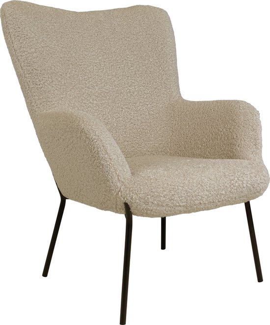 Chaise de salle à manger House Nordic Marron - Tissu - Hauteur d'assise 44  cm - Chaise... | bol