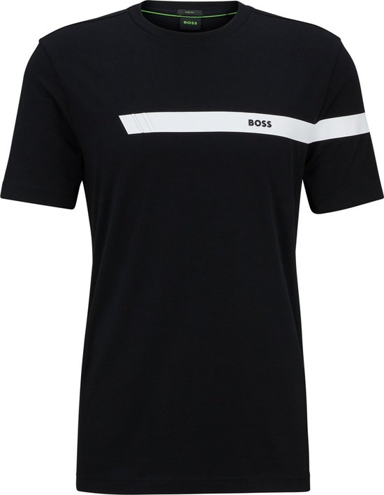 Boss 2 10110340 T-shirt Met Korte Mouwen Zwart M Man