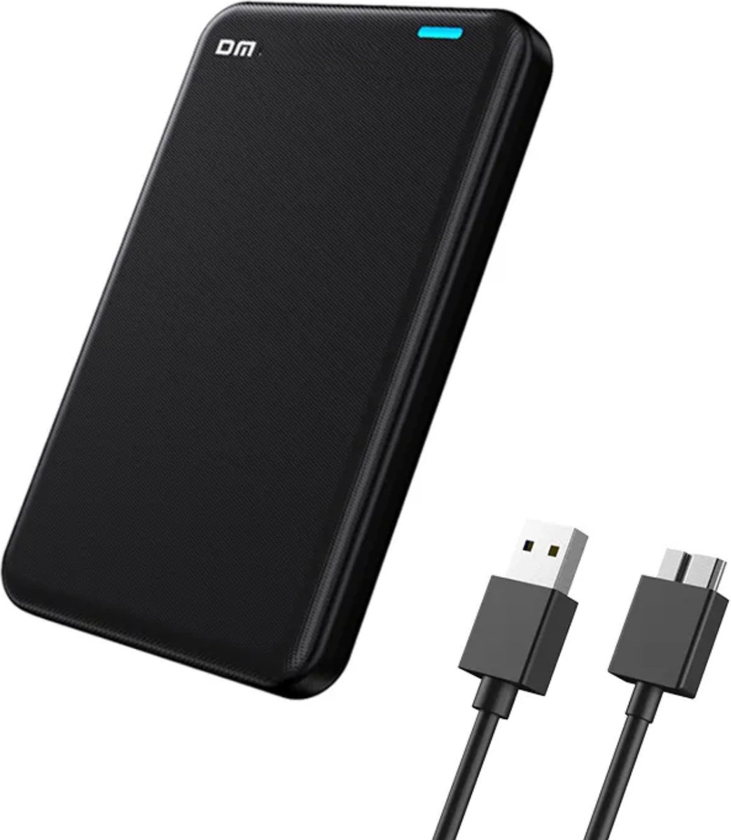 DM - Harde schijf behuizing 2.5 inch - USB 3.2 - SATA + SSD ondersteuning - 5Gbps - Snelle overdracht - plug & play