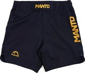 Manto - Fight shorts Stripe 2.0 - Vechtsport Shorts - Zwart - Maat XL