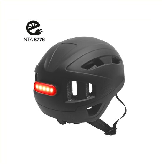 Falkx Snorscooter / Speed pedelec helm - Maat L ( 59-61CM) - Mat Zwart - Unisex - NTA 8776 Goedgekeurd - Geschikt Voor Helmplicht — afbeelding 4