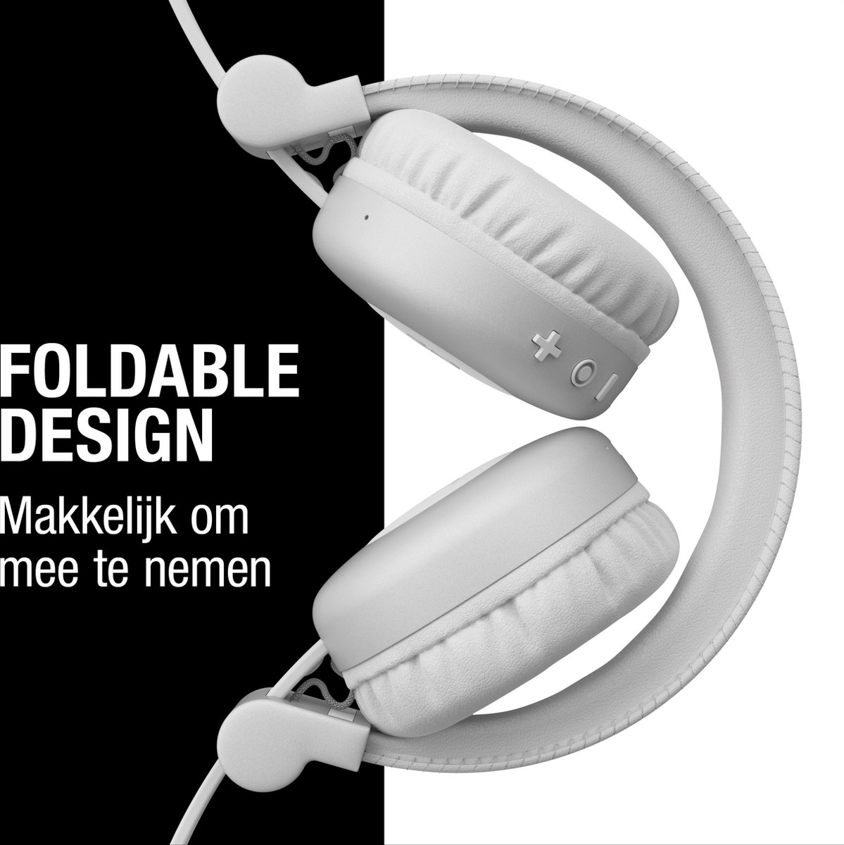 Fresh ‘n Rebel Code Core – Draadloze on-ear koptelefoon – Bluetooth - 30 uur Speeltijd - Ice Grey — afbeelding 5
