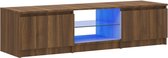 The Living Store TV-meubel - TV-meubel - 140 x 40 x 35.5 cm - bruineiken