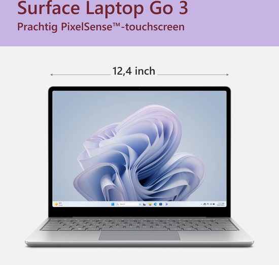 Microsoft Surface Laptop Go 3 - Intel Core i5/8GB RAM/256GB SSD - 12.4 Inch | bol Microsoft Surface Laptop Go 3 - Intel Core i5/8GB RAM/256GB SSD - 12.4 Inch | bol