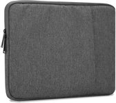 Cadorabo Laptop / Tablet Bescherming Tas 13.3 inch in DONKER GRIJS - Notebook computertas gemaakt van stof met fluwelen voering en compartiment met anti-kras rits