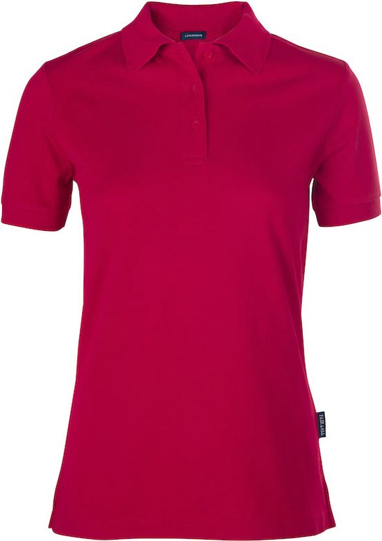 Women's 'Luxury Stretch' Polo met korte mouwen Red - 4XL