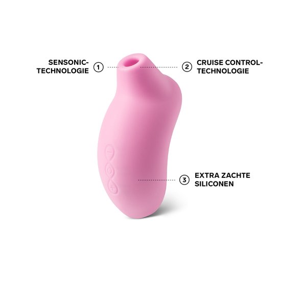 LELO SONA Cruise – Sonische Clitorale Stimulator – Cruise Control voor Meer Plezier - Pink